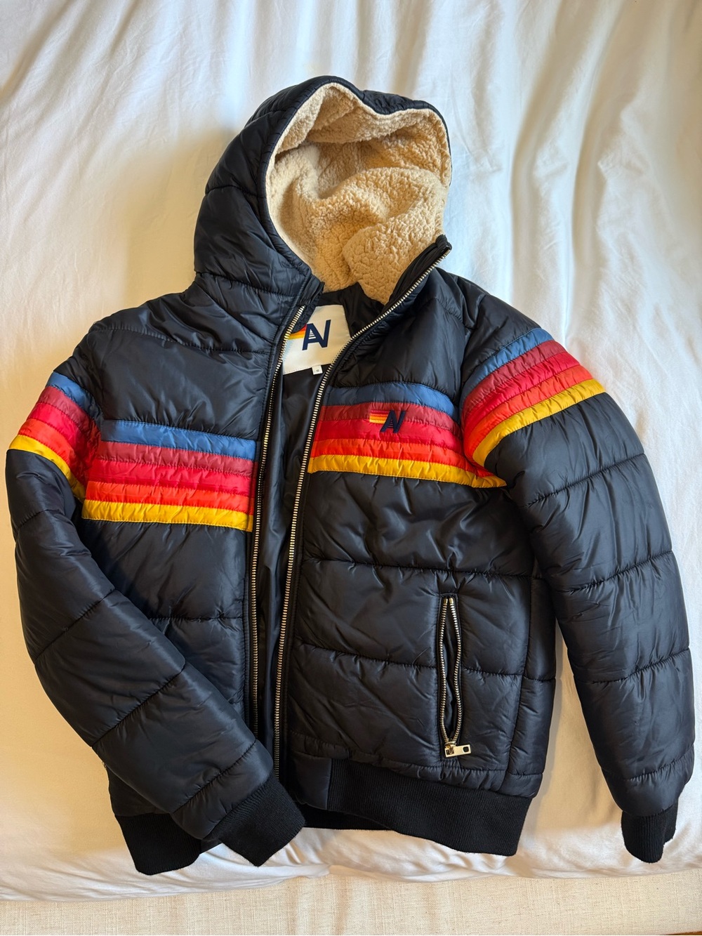 Aviator Nation Hooded Puffer